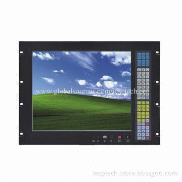Industrial Computer, All-in-One, 8U Rack Mount/17" TFT LCD/Touchscreen/LGA775 CPU/2GB RAM/320GB HDD